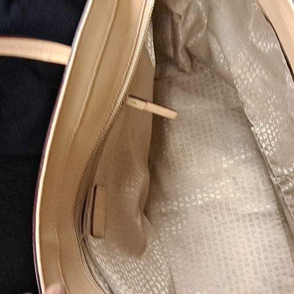 Kate Spade Eden Street Margareta tote bag in a pink and white striped - Picture 11 of 12